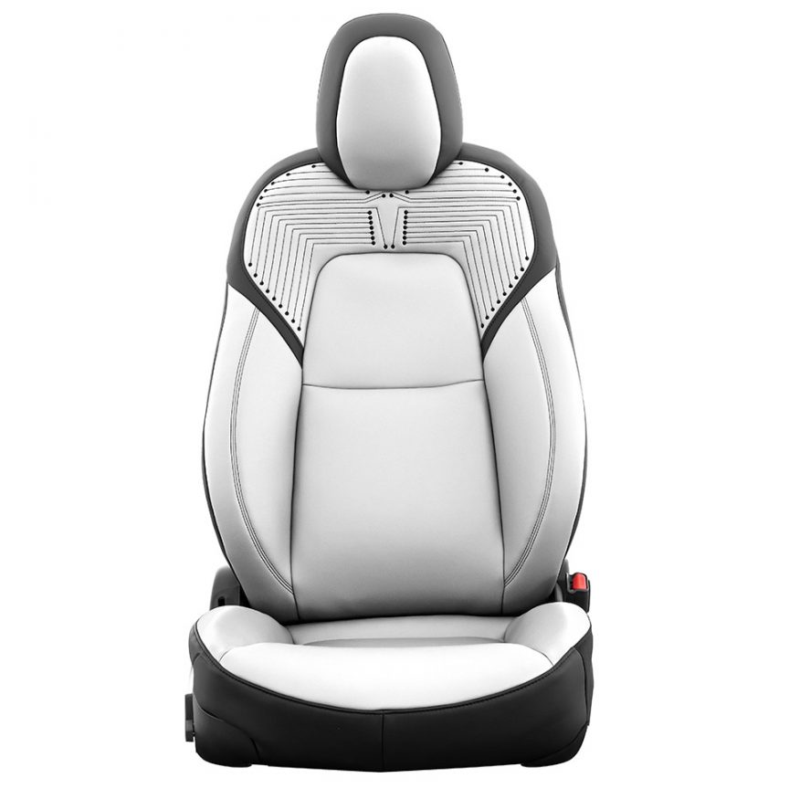 GVILTY Stoff Sitzbezügesets Komplettset Brauch für Tesla Model Y 2021 2022  2023, Vordersitze und Rückbank 5-Sitze Autositzbezüge, Auto-Sitzbezug Auto