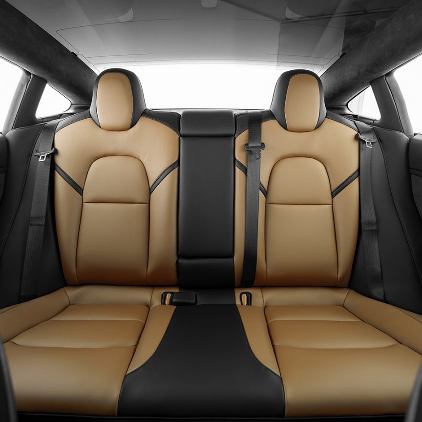 BUNIQ Winter Auto sitzkissen für Tesla Model 3 Model X Model Y Model  S,Durable warm Rutschfestes Auto-Sitzschoner nerz samt Interieur